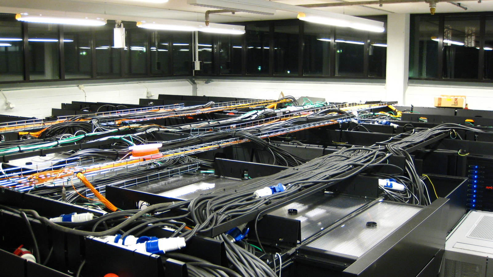 Server room at the Royal Institute of Technology Parallel Computer Center