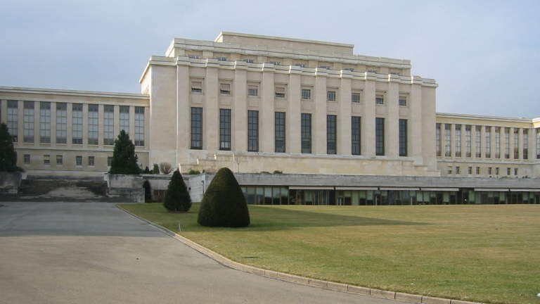 Palace of Nations in Geneva