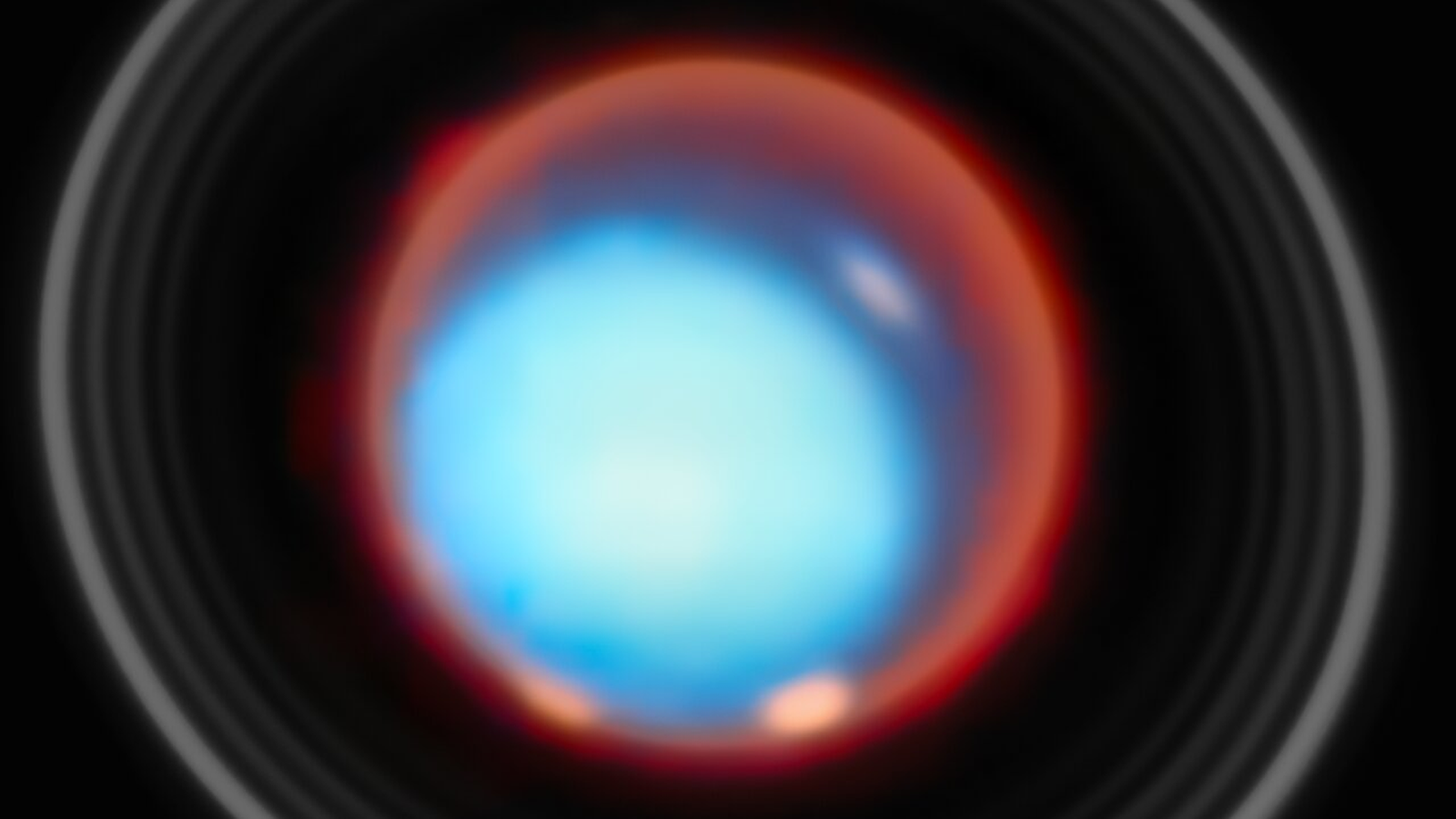 Uranus auroral bands in Webb image