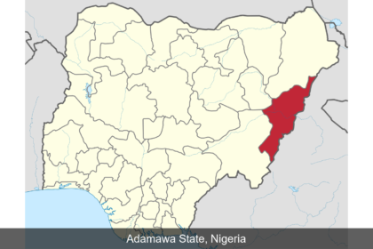 Adamawa State, Nigeria map