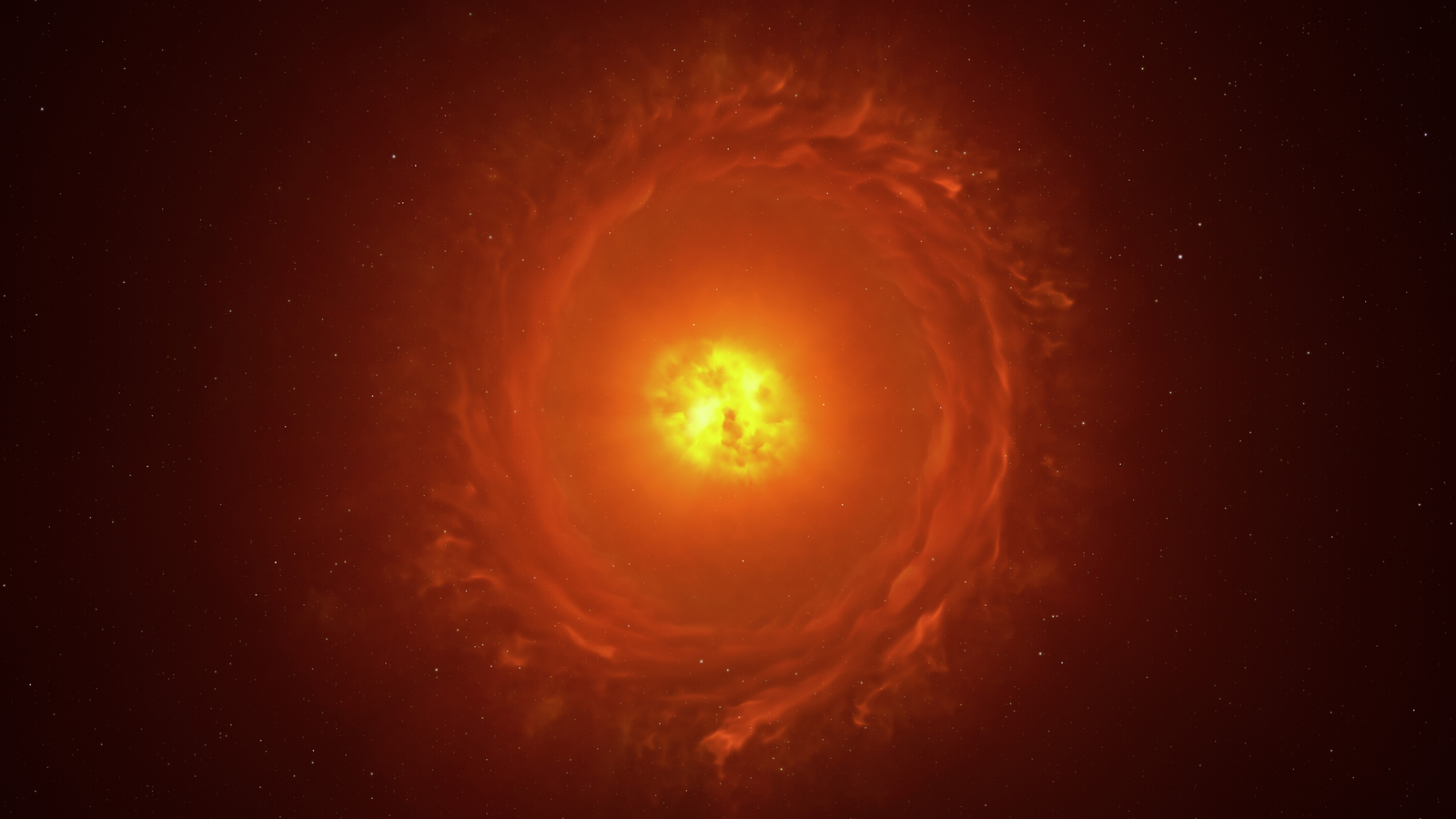 Artist’s impression of star WOH G64