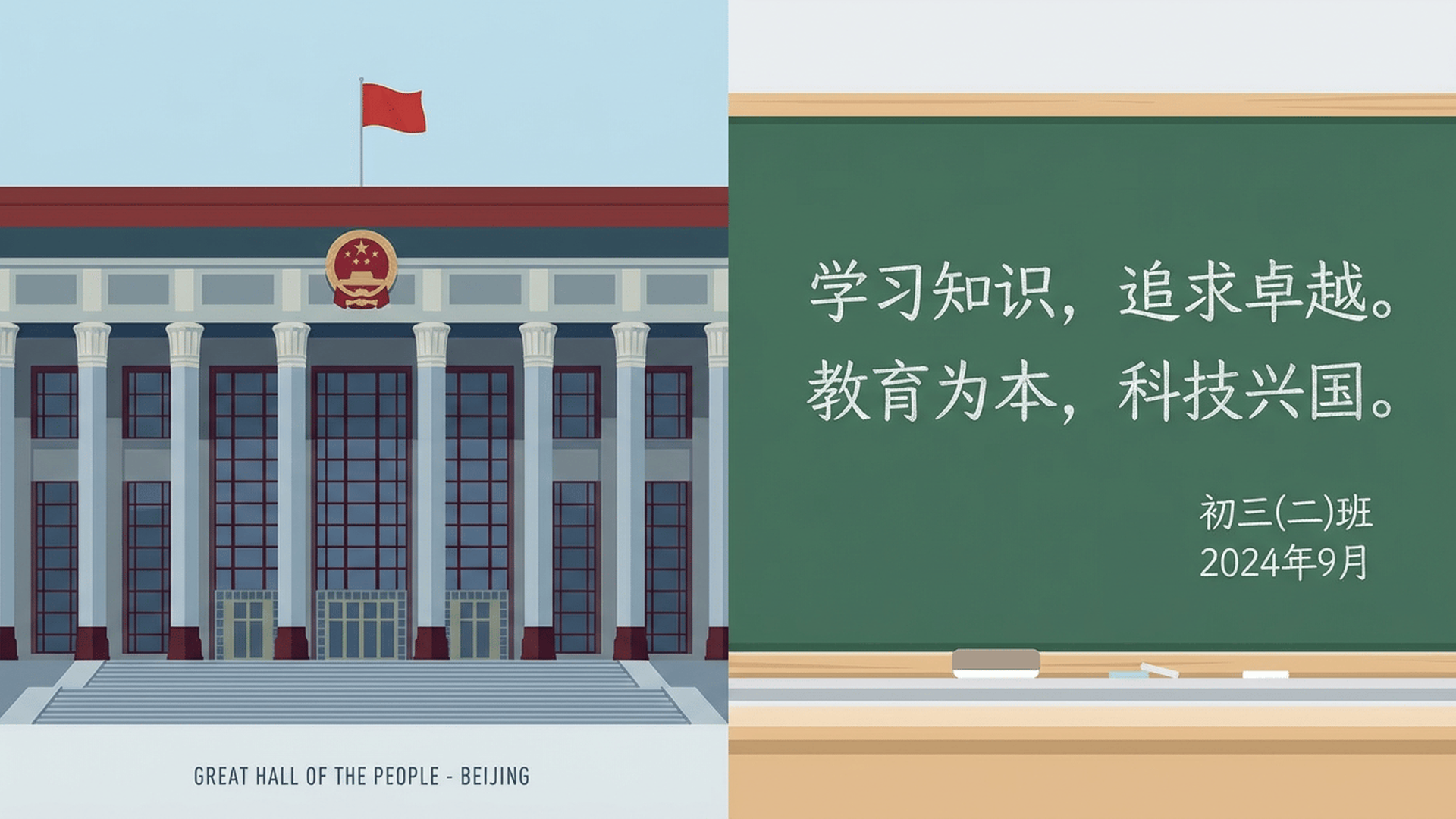 Editorial illustration about China ethnic unity law