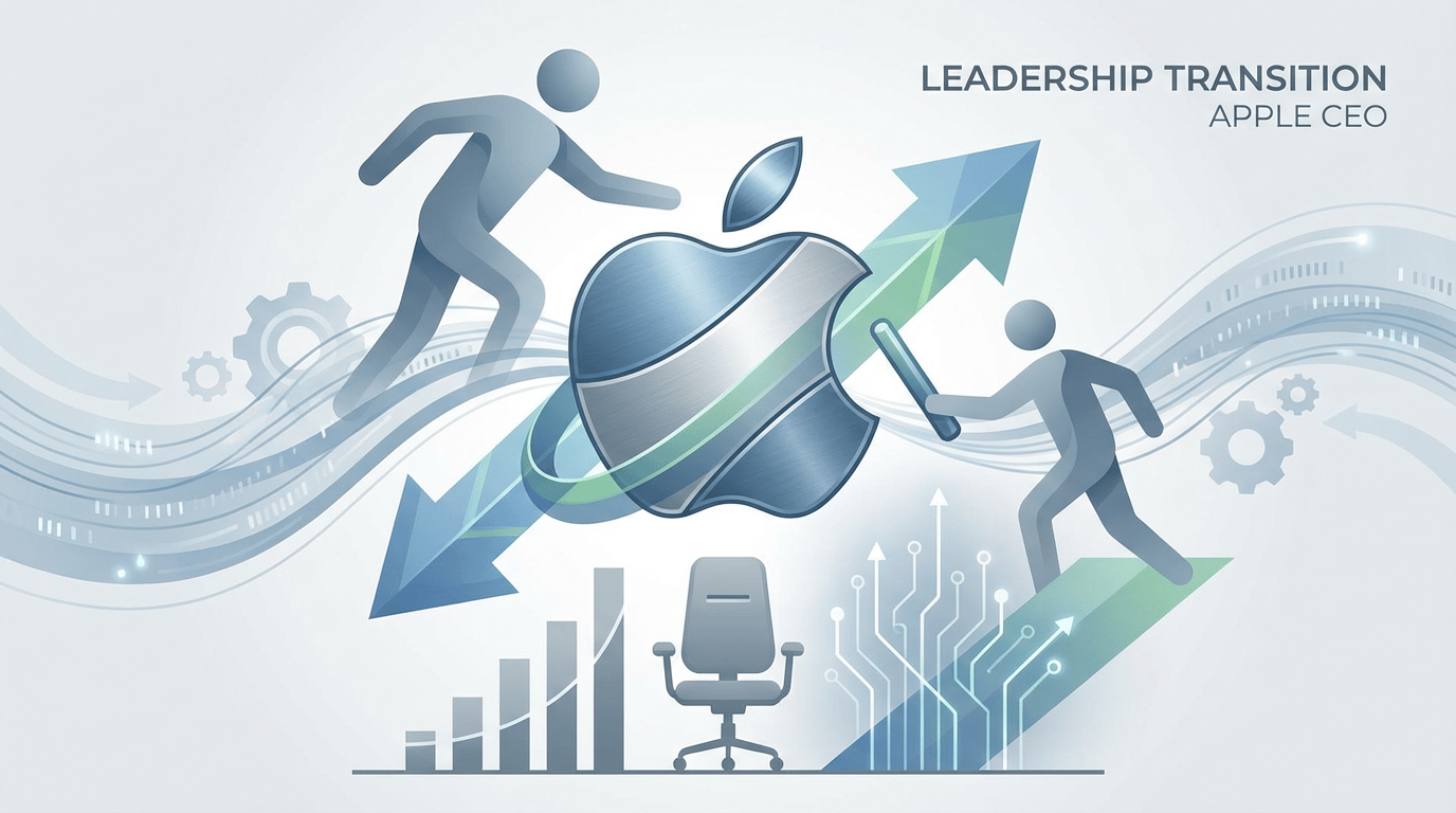 Apple CEO Tim Cook to Step Down; John Ternus Named Successor