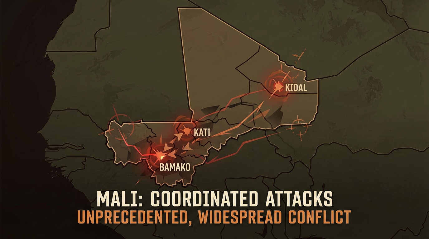 Mali Hit by Coordinated Attacks in Bamako, Kati, and Kidal